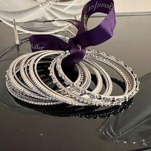 Vintage Jennifer miller silvertone bracelet